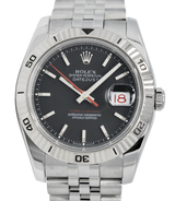 Rolex Datejust Turn-O-Graph, Charcoal Dial. Ref: 116264 (Papers 2006) — watch photographed by Tempvs Watches