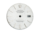 Rolex rare Datejust silver Linen dial. For 16014, 16234 & Others