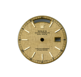 Rolex Day Date 36mm Dial Champagne Linen Baton Dial. For 18038, 18238 & more