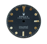 Rolex Submariner Dial Vintage, Ref: 5513. Meters First (Patina & Fading)