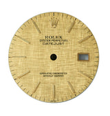 Rolex rare Datejust Champagne Linen dial. For 16013, 16233 & Others