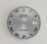 Rolex Silver Roman Numerals Dial. For 16234 and others