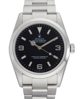 Rolex Explorer I, Engraved Rehaut (Rolex Papers, 2009)