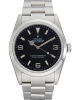 Rolex Explorer I, Engraved Rehaut (Rolex Papers, 2009)