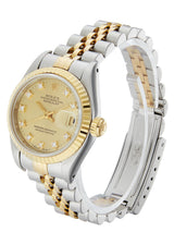 Rolex Ladies Datejust Steel & Gold, Champagne Diamond Dial. Ref: 69173 – Tempvs Watches product photograph 2