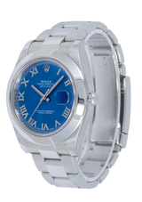 Rolex Datejust II, Blue Roman Numeral Dial. Ref: 116300 (2014) – Tempvs Watches product photograph 4
