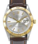 Rolex Datejust Turn-O-Graph Watch, Bimetal, Grey Step Dial Ref: 1625 — watch photographed by Tempvs Watches