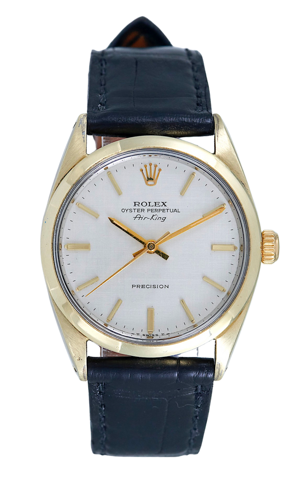 Rolex Air-King, Gold Plated Case. Ref: 5500 (Silver Dial)