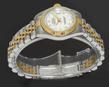 Rolex Ladies Datejust Steel & Gold, White Roman Numeral Dial. Ref: 69173 – Tempvs Watches product photograph 5