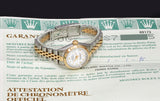 Rolex Ladies Datejust Steel & Gold, White Roman Numeral Dial. Ref: 69173 – Tempvs Watches product photograph 7