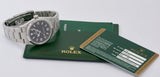 Rolex Explorer I, Engraved Rehaut RRR. Ref: 114270 ( Warranty Card 2008) – Tempvs Watches product photograph 4