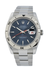 Rolex Datejust Turn-O-Graph, Blue Dial. Ref: 116264 (Papers 2006) – Tempvs Watches product photograph 2