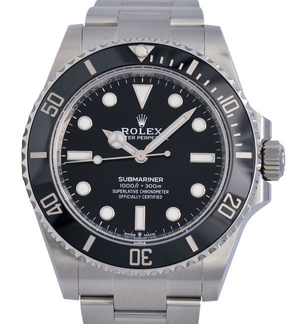 Rolex Submariner No Date, Ref: 124060. (Box & Papers 2021)