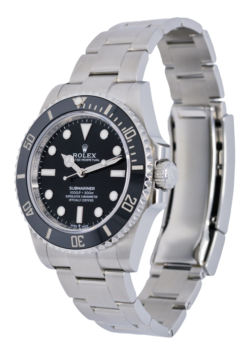Rolex Submariner No Date, Ref: 124060. (Box & Papers 2021)