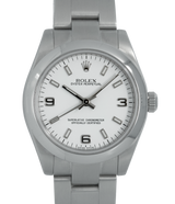 Rolex Oyster Perpetual 31, White Arabic Quarter Dial. Ref: 177200