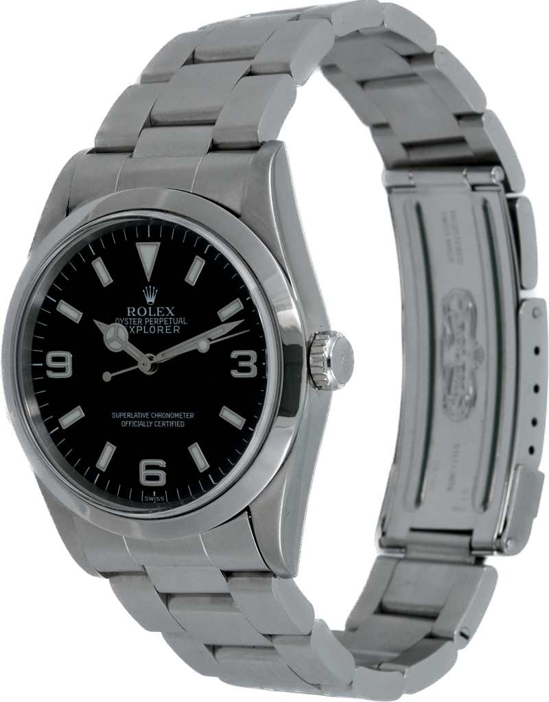Rolex Explorer I Watch, "Swiss" Only Dial, Ref: 14270 (With Papers)
