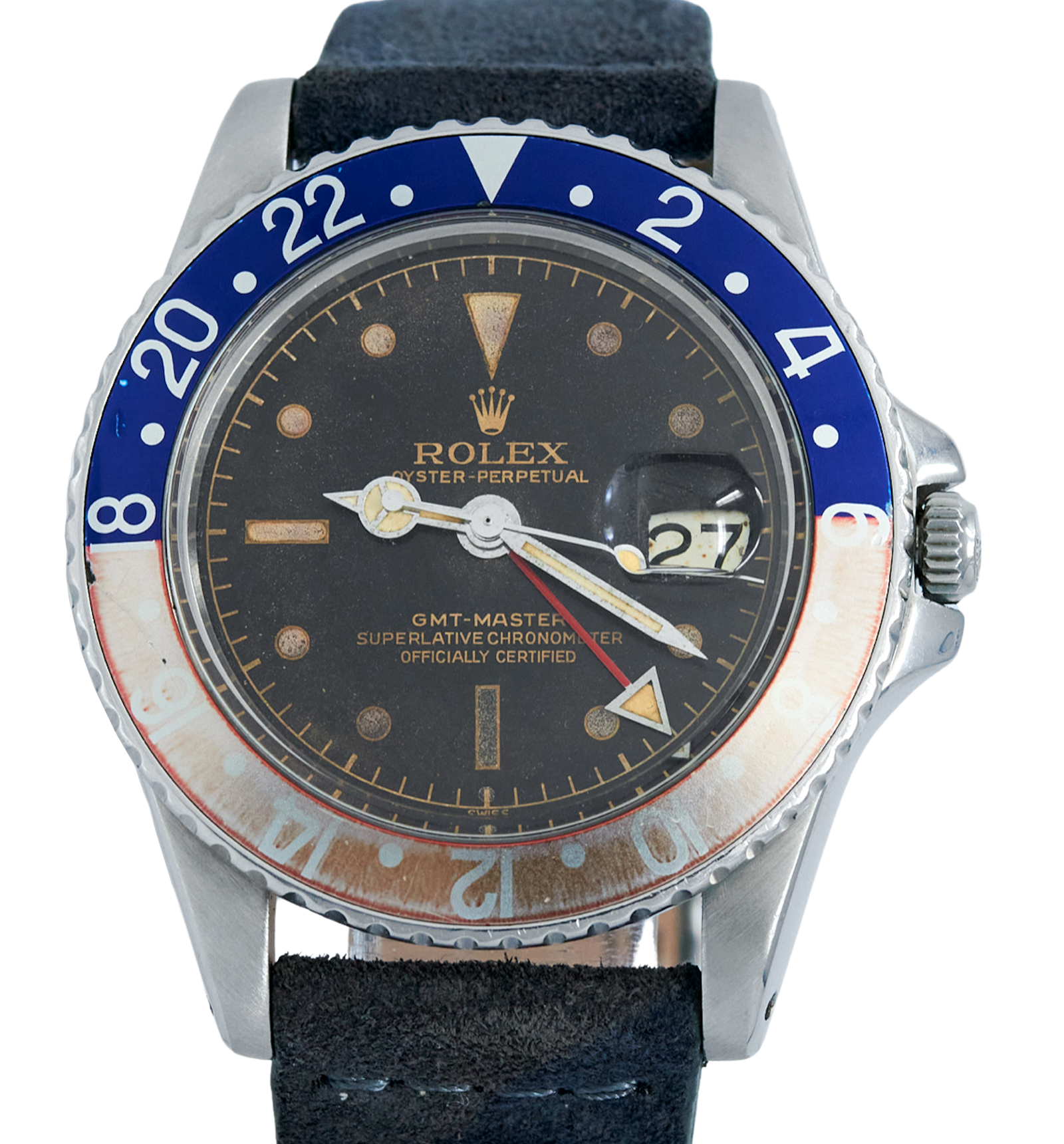 Rolex GMT-Master, Gilt Exclamation Dial, Ref: 1675 (1963