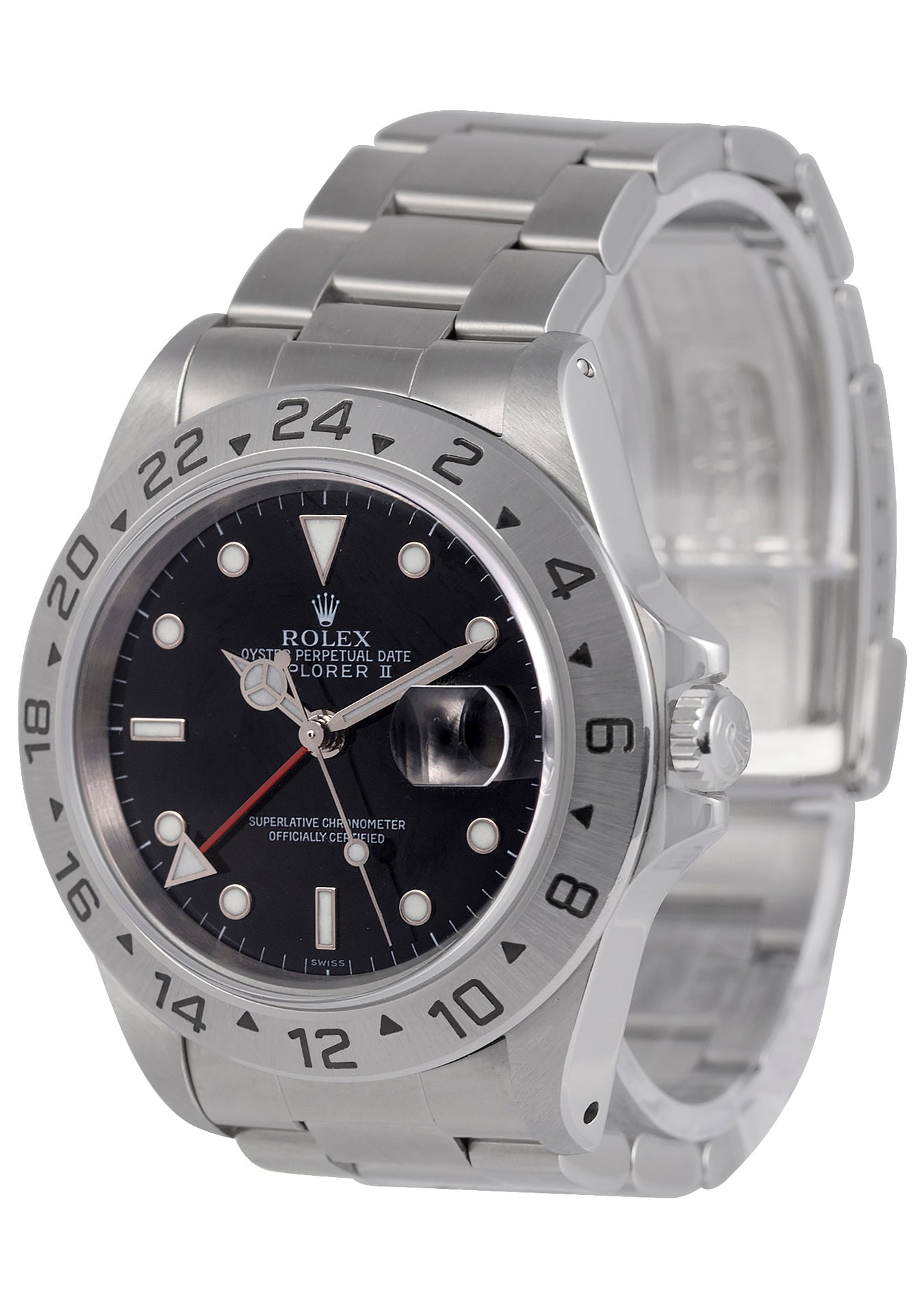 Rolex Explorer II, Black Dial 'Swiss Only', Ref: 16570 (Papers 1999 ...