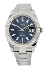 Rolex Datejust II, Blue Baton Dial. Ref: 116334 (Papers 2016)