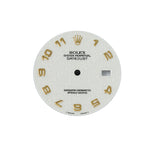 Rolex Datejust Cream Jubilee Arabic Numerals Dial. For 16233 & Others