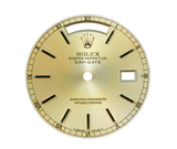 Rolex Day Date 36mm Dial. Gold/Champagne Baton. For 18038, 18238 & more