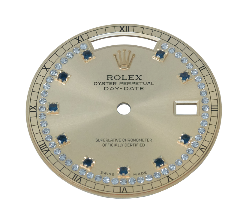 Rolex Day Date 36mm Dial. Sapphire/Diamond String Dial. For 18038, 18238 & more