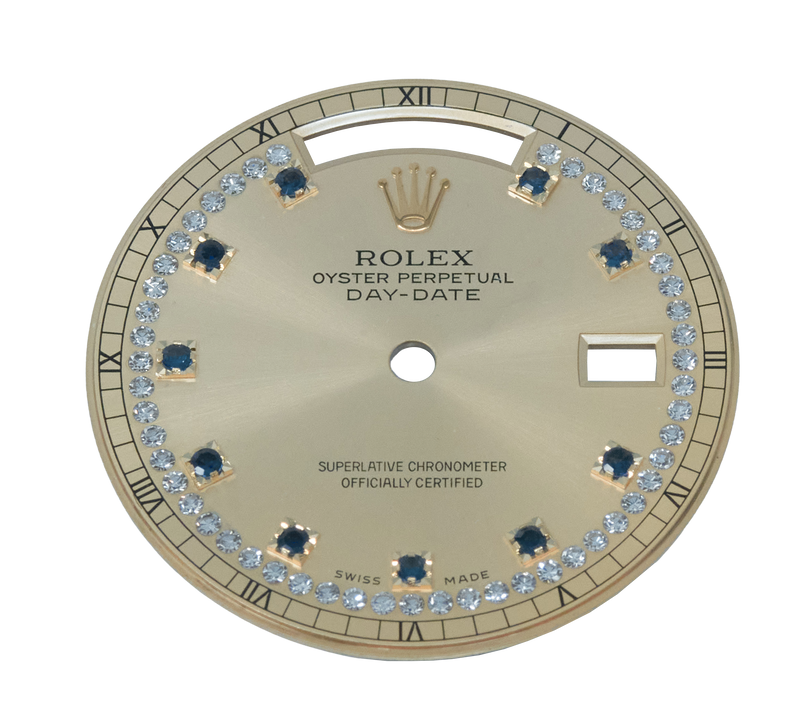 Rolex Day Date 36mm Dial. Sapphire Diamond String Dial. For 18038