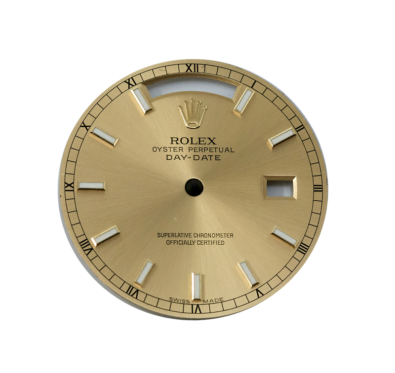 Rolex Day Date 36mm Dial. Gold/Champagne Baton. For 118238, 118208 & more