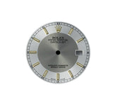 Rolex Datejust Silver Bullseye Baton Dial. For 116233, 116203 & Others