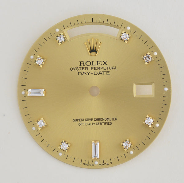 Rolex Day-Date Champagne Diamond Dial. For 18238 and others