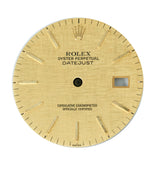 Rolex rare Datejust Champagne Linen dial. For 16013, 16233 & Others