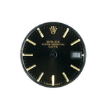 Rolex Ladies Datejust Dial. Black Baton. For 69173 & Others