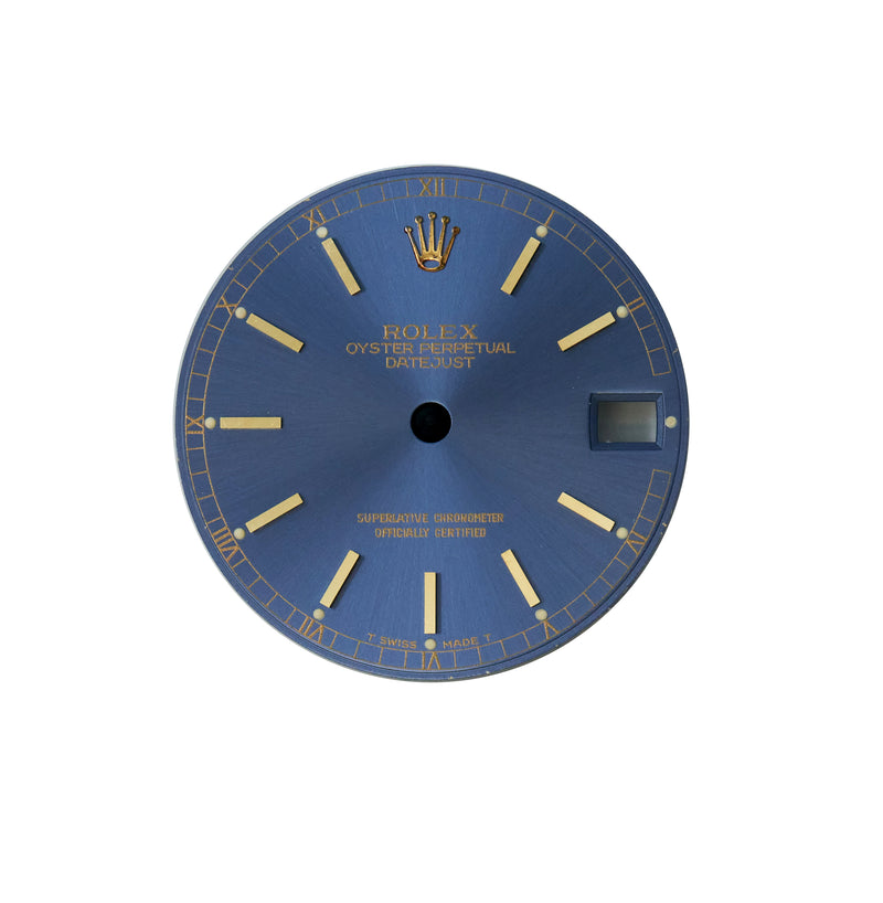 Rolex Midsize Datejust Blue Gold Baton Dial. 68273 & More