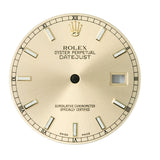 Rolex Datejust Champagne Baton Dial. For 116233, 116203 & Others