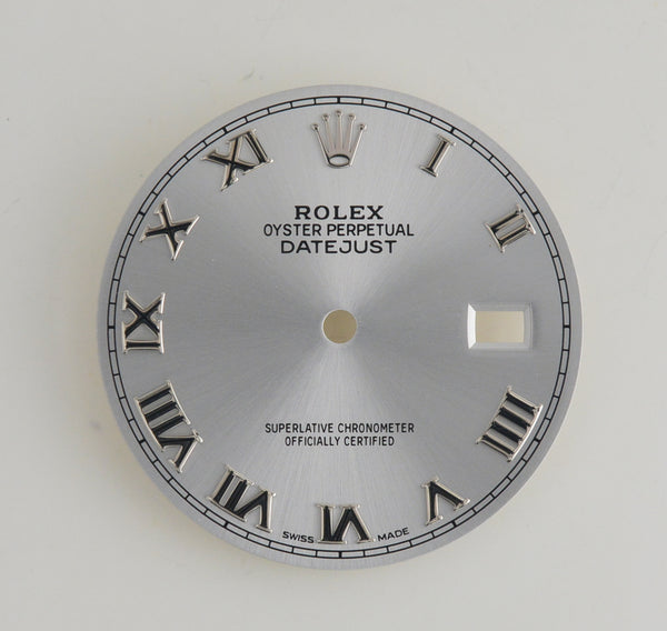 Rolex Silver Roman Numerals Dial. For 16234 and others