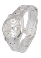 Rolex Datejust Midsize 18k White Gold watch with Silver Dial, Ref: 6827 – Tempvs Watches product photograph 3