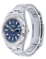 Rolex Datejust II, Navy Blue Baton Dial. Ref: 116334 (B/P/Tags 2017) – Tempvs Watches product photograph 3
