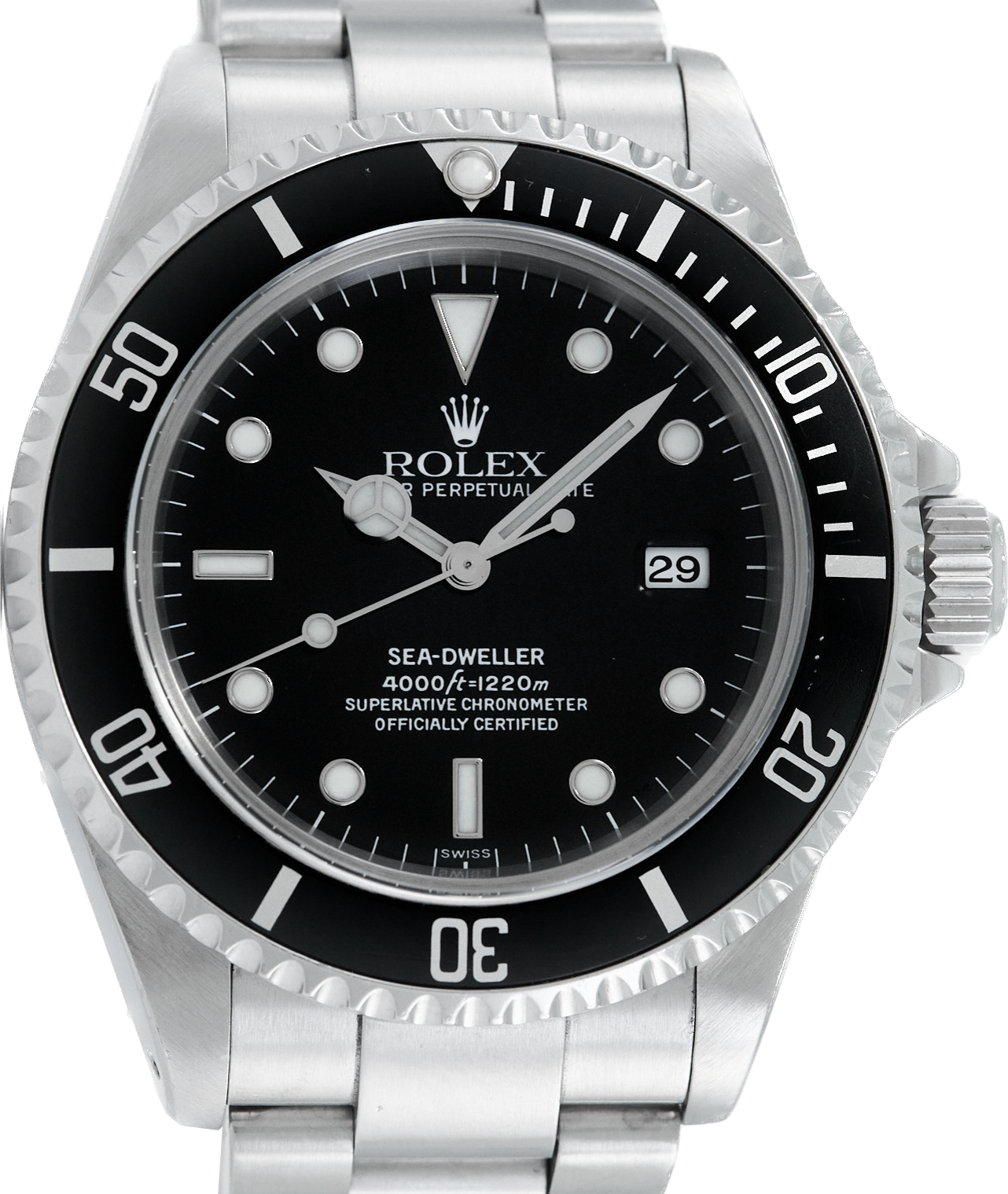 Rolex Sea-Dweller, Swiss Only Dial. Ref: 16600 (Rolex Papers 1998 ...