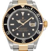 Rolex Submariner Date Bimetal Black Dial, Ref: 16613 (Rolex Papers 2006) — watch photographed by Tempvs Watches