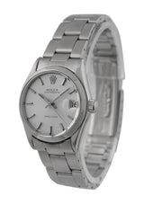Rolex Midsize Oysterdate Steel Watch with Silver Dial Ref: 6466