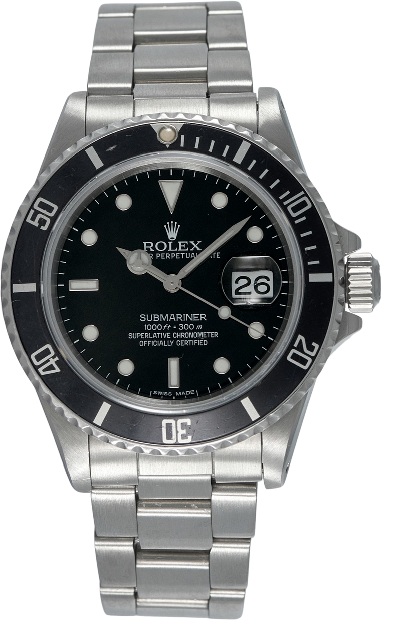 Rolex Submariner Date Ref 16800 Rolex Service Card 2014