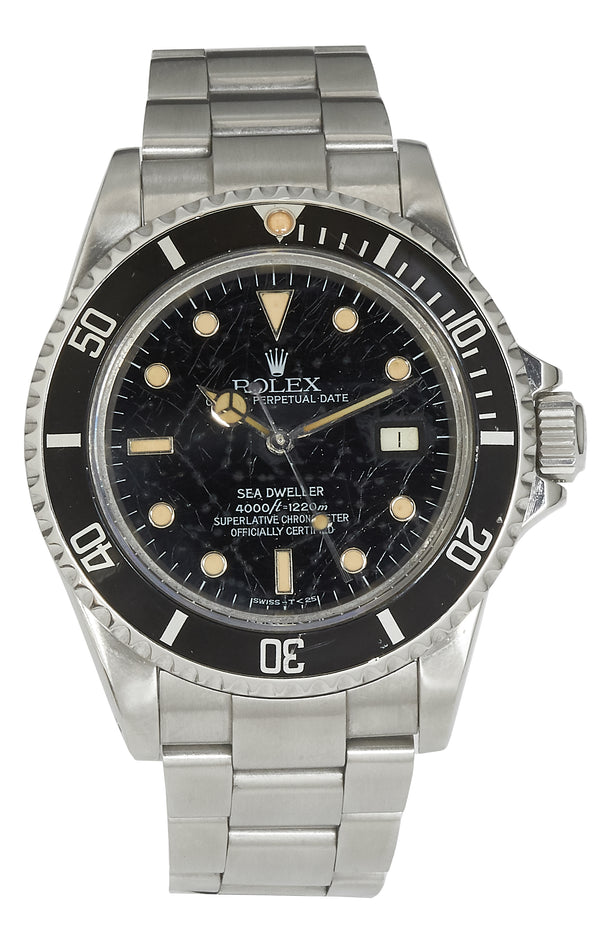 Rolex Sea-Dweller, Triple 6, Spider Dial with Patina. Ref: 16660