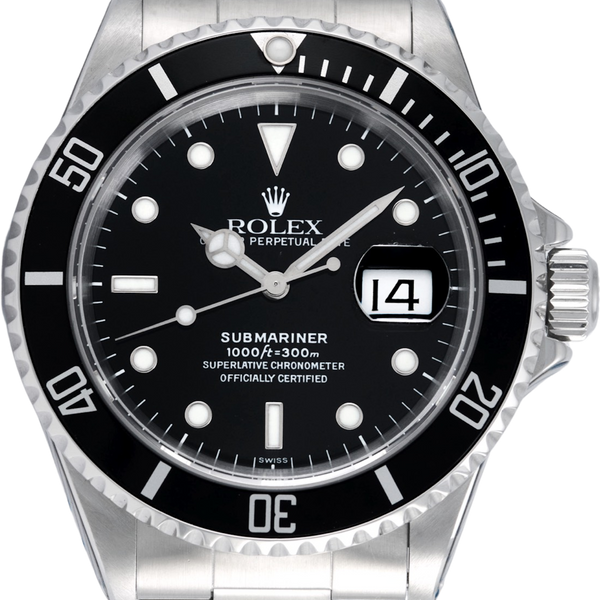 Rolex Steel Submariner Date Swiss Only Dial Ref 16610 Rolex Servic Tempvs Watches