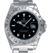 Rolex Explorer II Black Dial, Ref: 16570 Tritium. Rolex Service Stickers (B&P 1998) — watch photographed by Tempvs Watches
