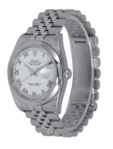 Rolex Datejust Steel with White Roman Numeral Dial, Ref 116200 (RRR Rehaut 2007) – Tempvs Watches product photograph 3