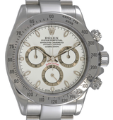 Rolex Daytona White Dial (Cream /Panna), Ref: 116520 (2002) — watch photographed by Tempvs Watches