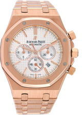 Audemars Piguet Royal Oak Chrono Rose Gold, Silver Dial. Ref 26320or.oo.1220or.02 (B/P 2017 + – Tempvs Watches product photograph 2