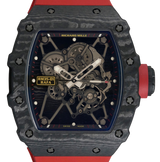 Richard Mille Rafael Nadal NTPT Carbon, Ref: RM035-01 (B/P 2016 + Service) — watch photographed by Tempvs Watches